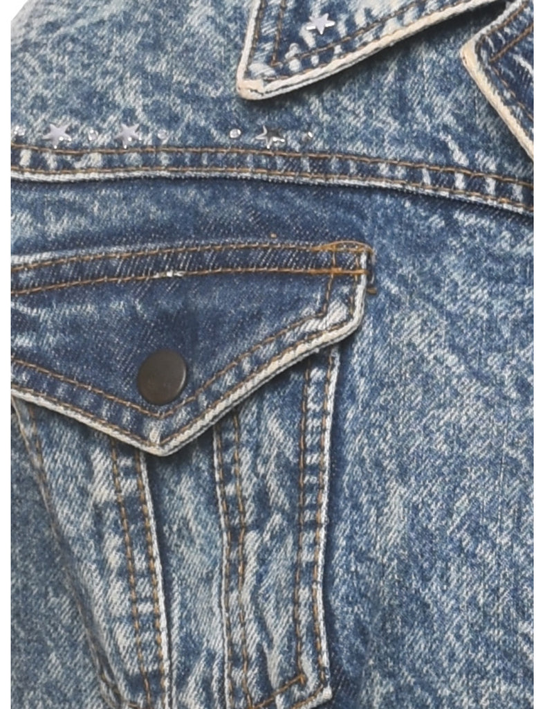 Cropped Denim Jacket - M