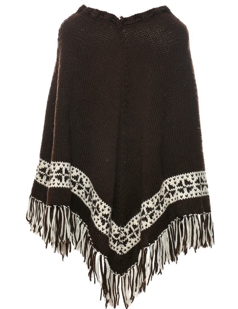 Dark Brown Cape - XL