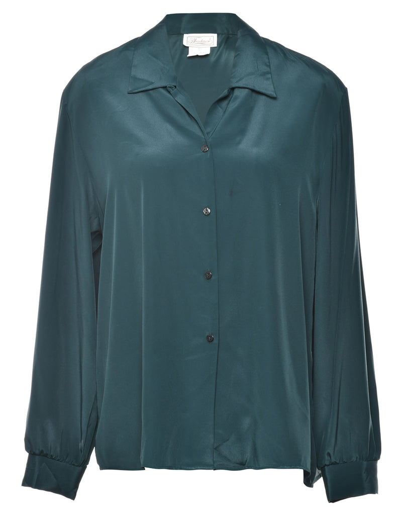 Dark Green Blouse - L