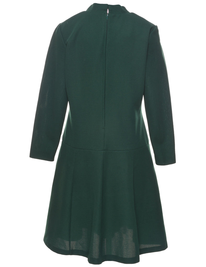 Dark Green Dress - L