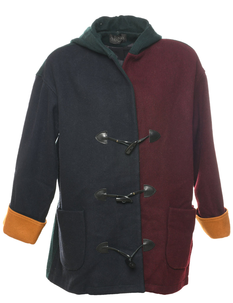 Dark Green Duffle Coat - L