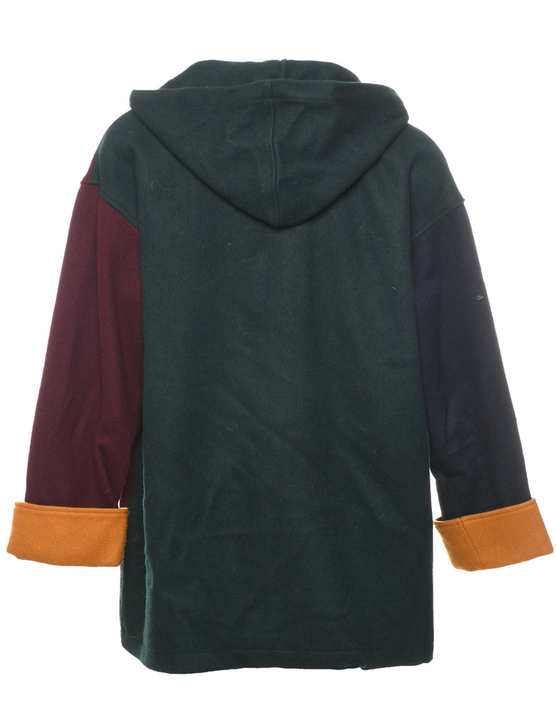 Dark Green Duffle Coat - L