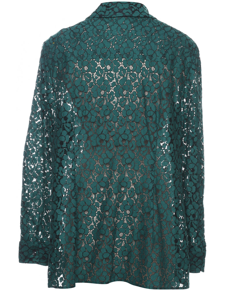 Dark Green Evening Shirt - L