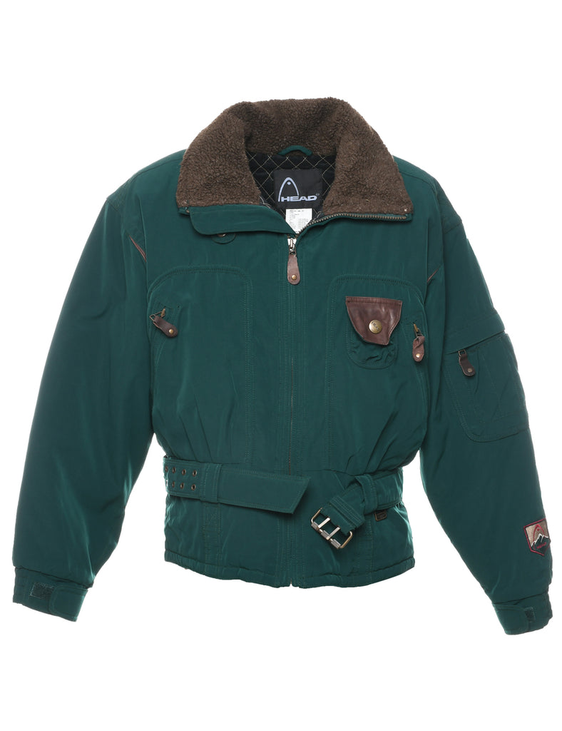 Dark Green Ski Jacket - M