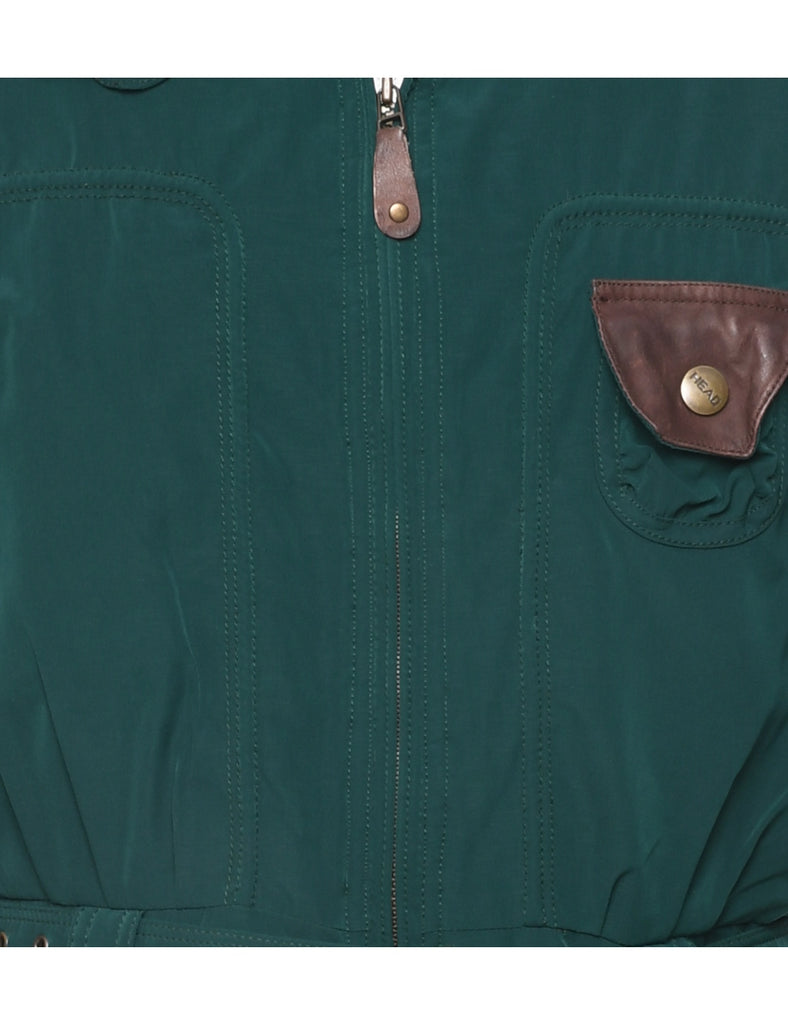 Dark Green Ski Jacket - M