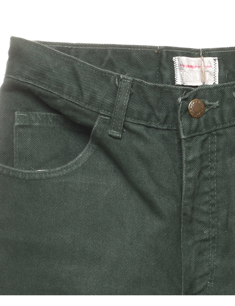 Dark Green Tapered Jeans - W26 L31