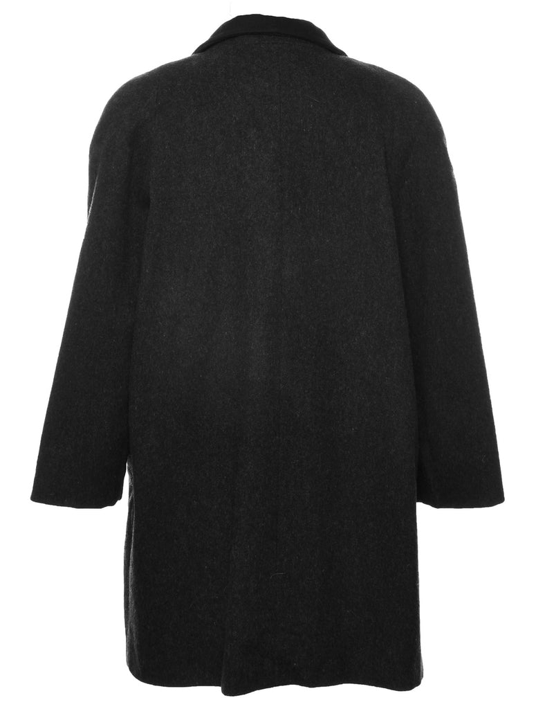 Dark Grey Wool Coat - XL