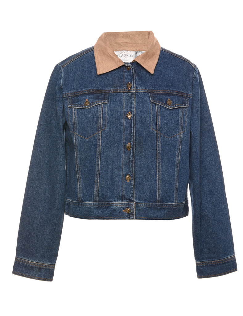 Dark Wash Denim Jacket - L