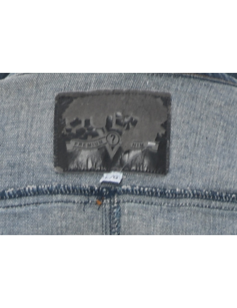 Dark Wash Denim Jacket - L