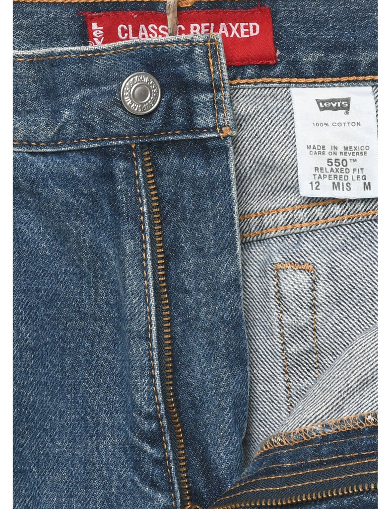 Dark Wash Levi's 550's Fit Jeans - W31 L30