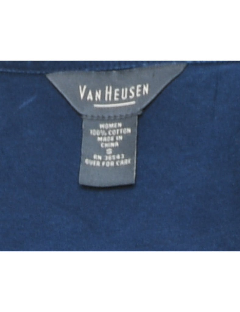 Dark Wash Van Heusen Denim Shirt - S