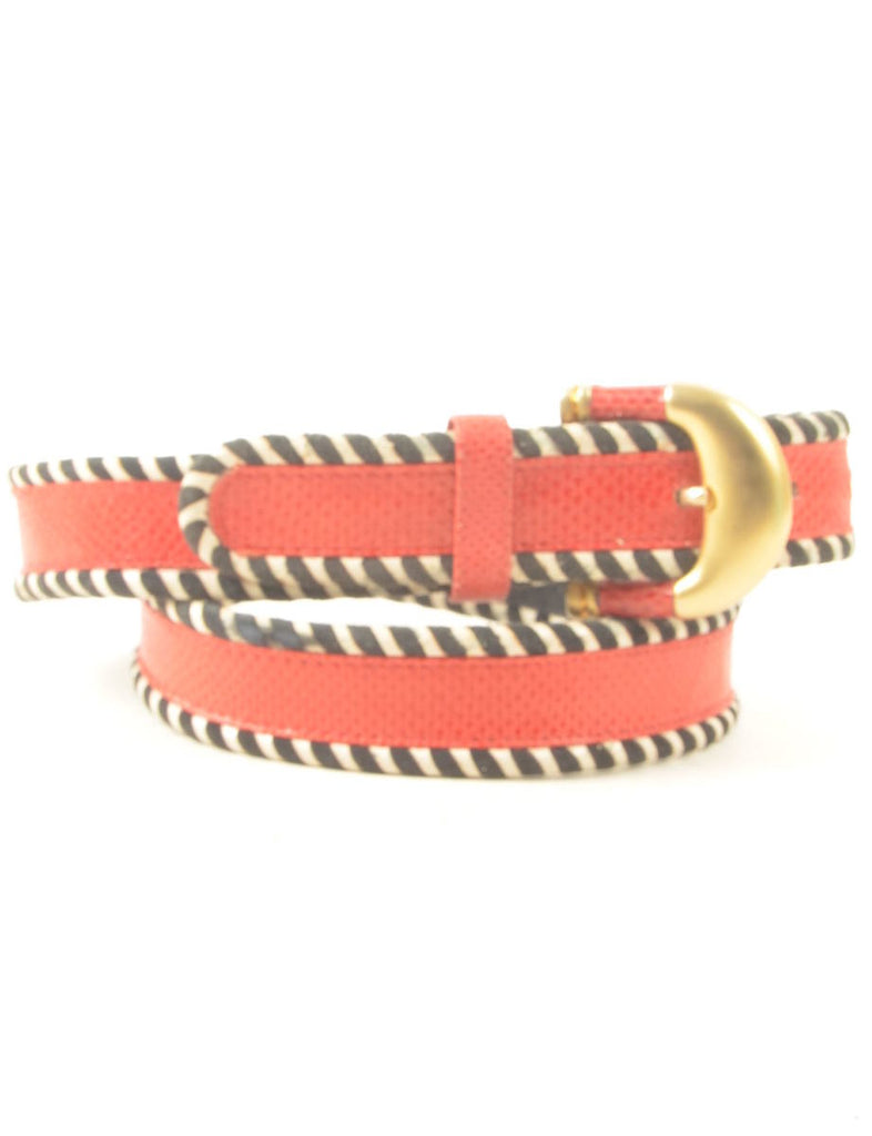 Decorative Trim Red Belt - M