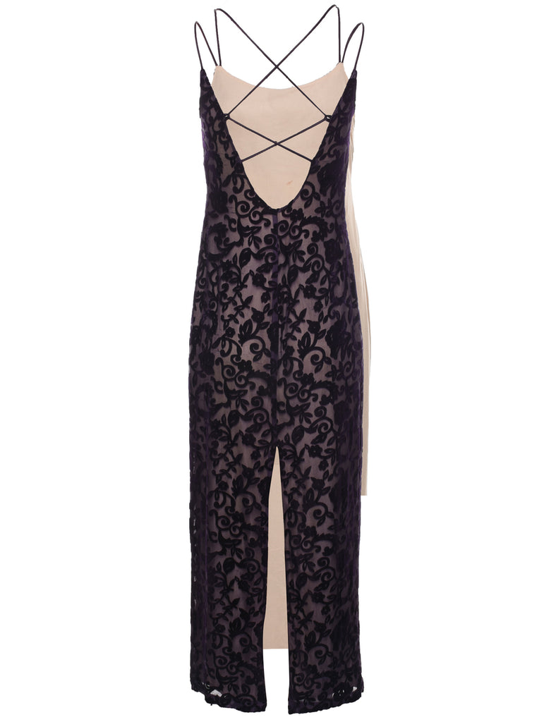 Devore Design Evening Dress - M