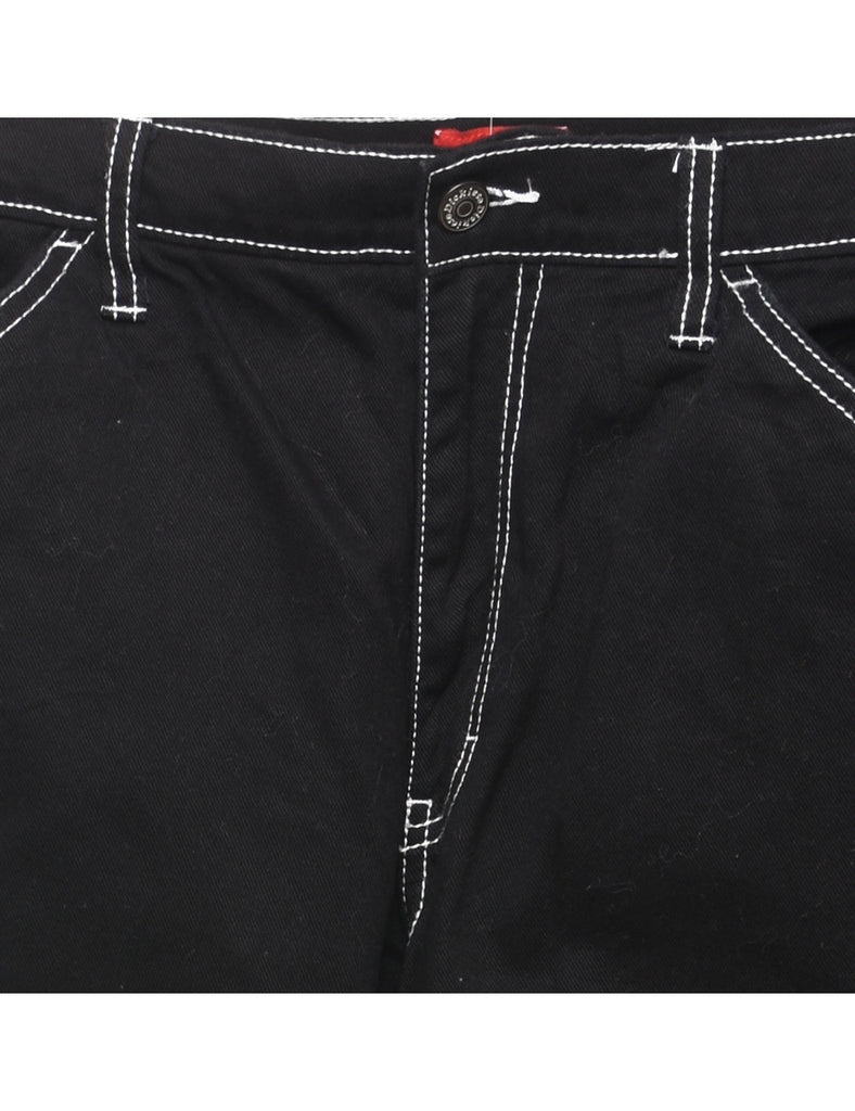 Dickies Black Contrast Stitch Cargo Jeans - W32 L31