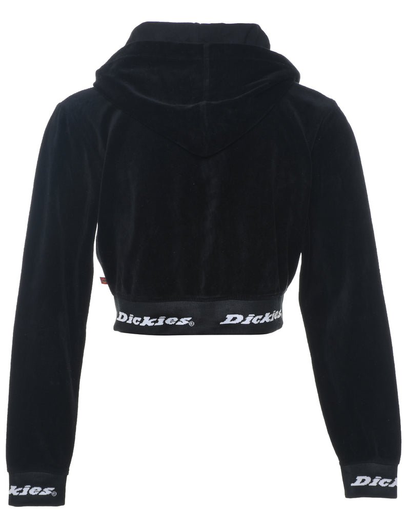 Dickies Black Velour Track Top - M