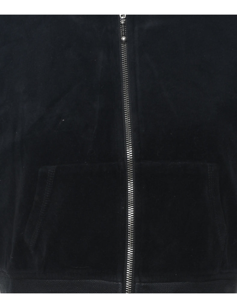 Dickies Black Velour Track Top - M