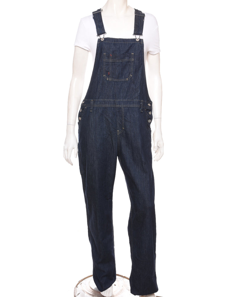 Dickies Dark Wash Classic Dungarees - W38 L33