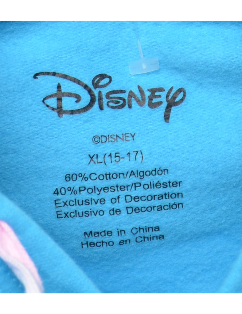 Disney Cropped Cartoon Sweatshirt - XL