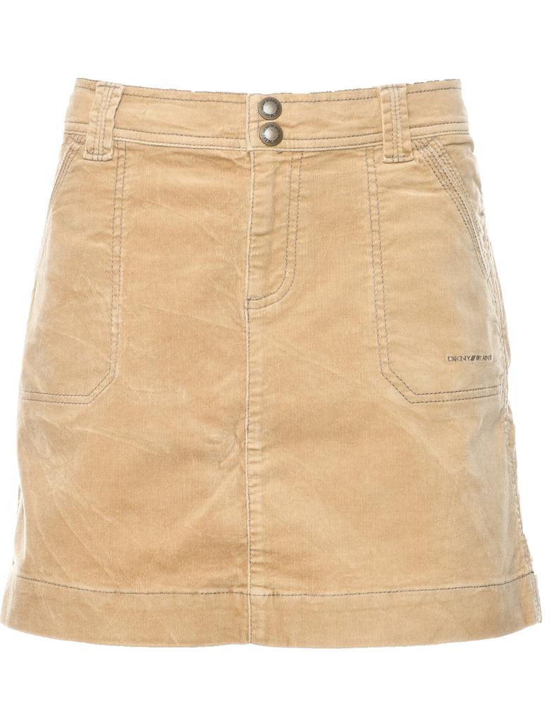 DKNY Corduroy A-line Skirt - L