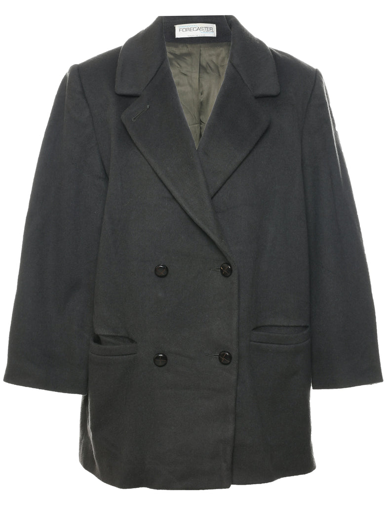 Double Breasted Peacoat - L