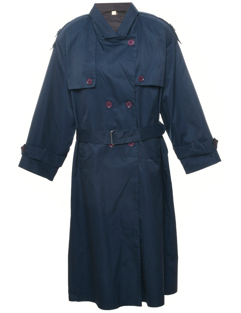 Double Breasted Trench Coat - L