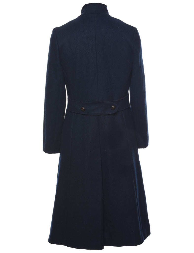 Double Breasted Wool Coat - L