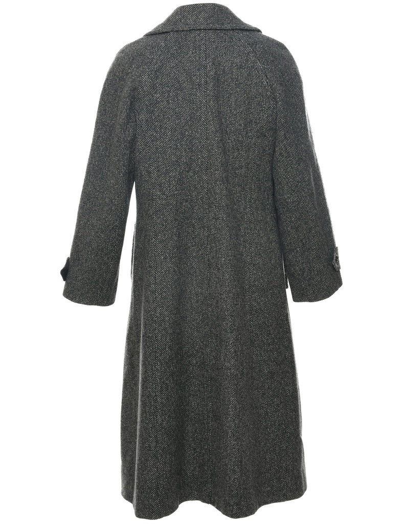 Double Breasted Wool Coat - M