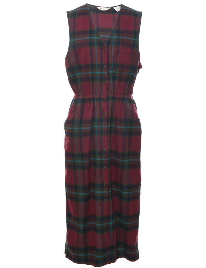 Eddie Bauer Checked Dress - L