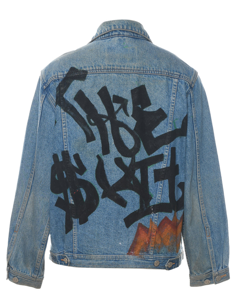 Eddie Bauer Customised Denim Jacket - M