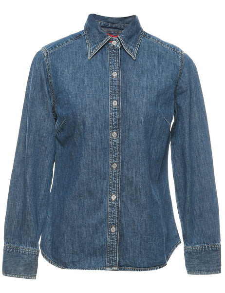 Women s Eddie Bauer Eddie Bauer Denim Shirt Denim XS Beyond Retro