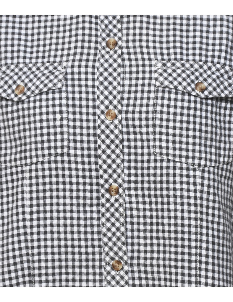 Eddie Bauer Gingham Pattern Shirt - M