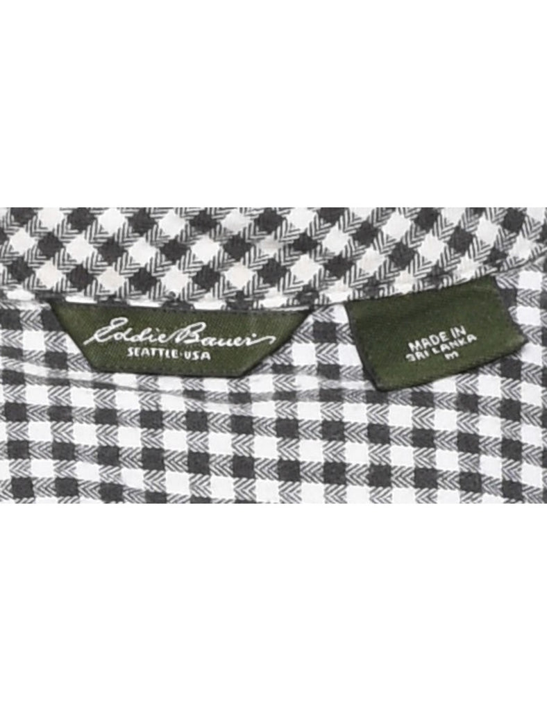 Eddie Bauer Gingham Pattern Shirt - M