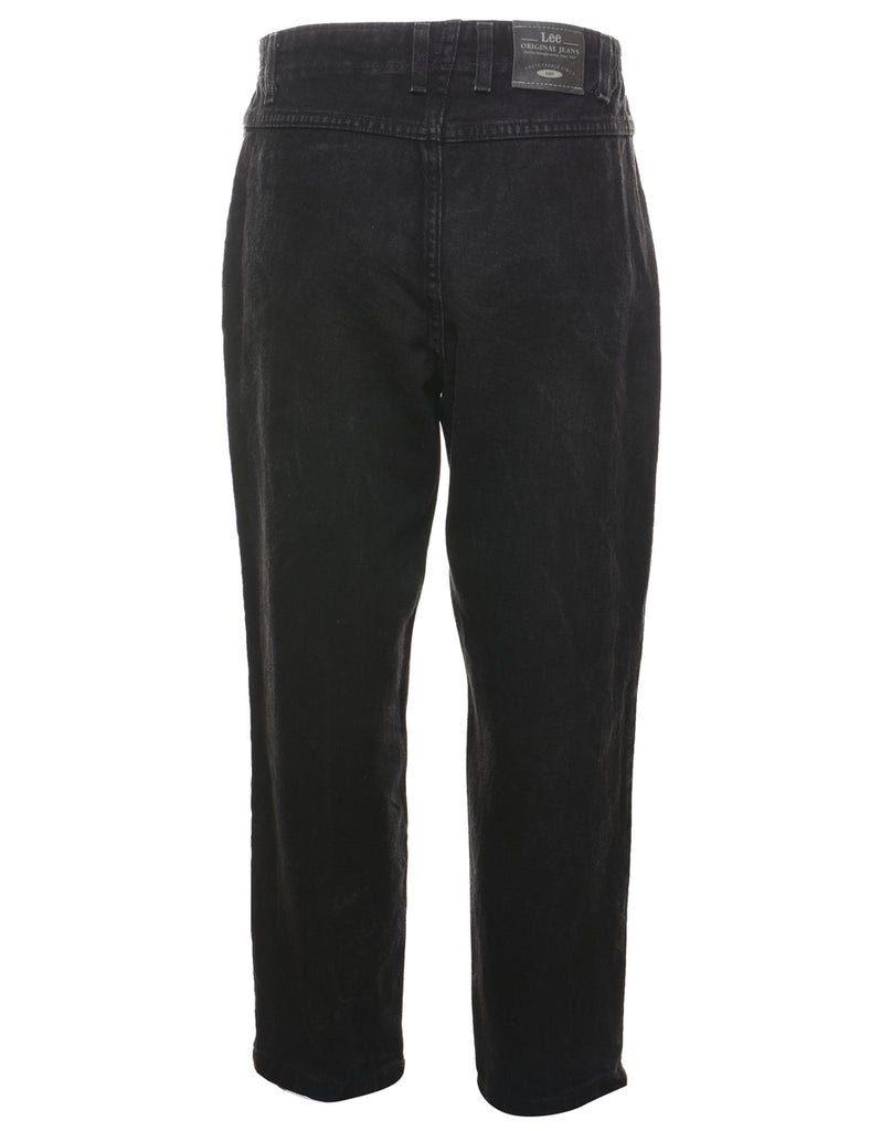 Elasticated Black Lee Jeans - W26 L26