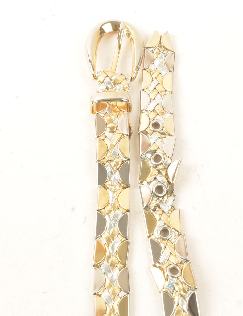 Embellished Chain Fashion Belt - M