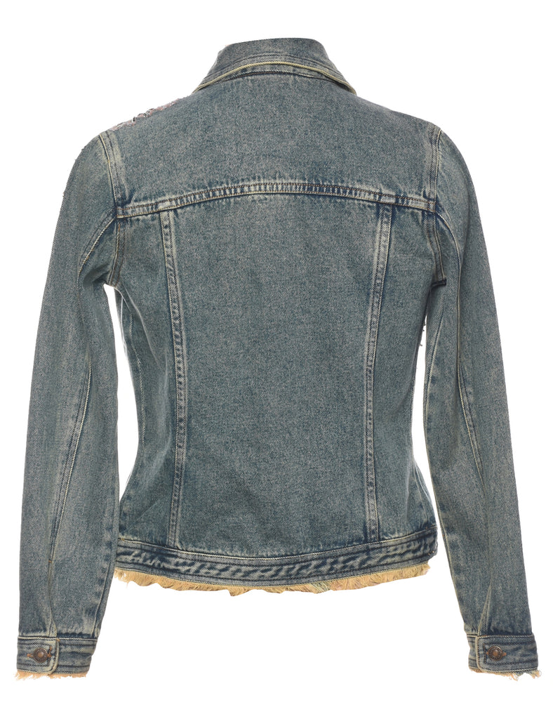 Embellished Denim Jacket - M