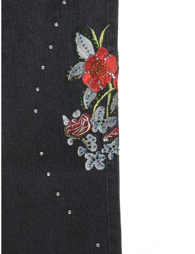 Embroidered & Embellished Y2K Jeans - W31 L31