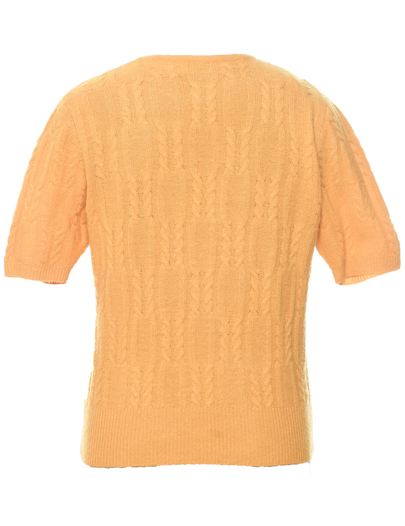 Evan Picone Cable Knit Jumper - M