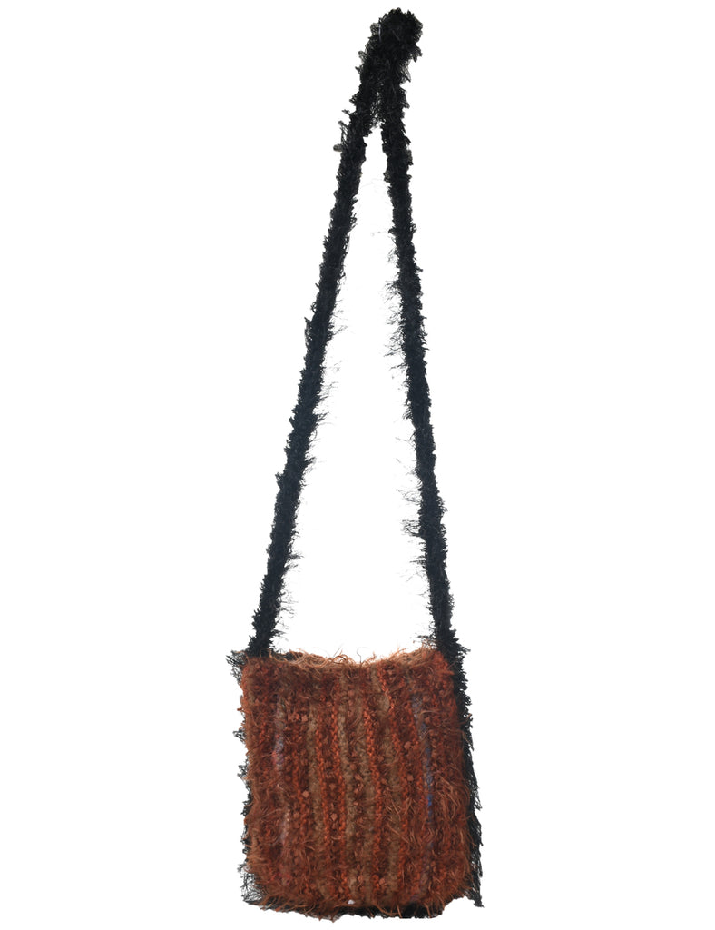 Faux Fur Cross Body Bag - S