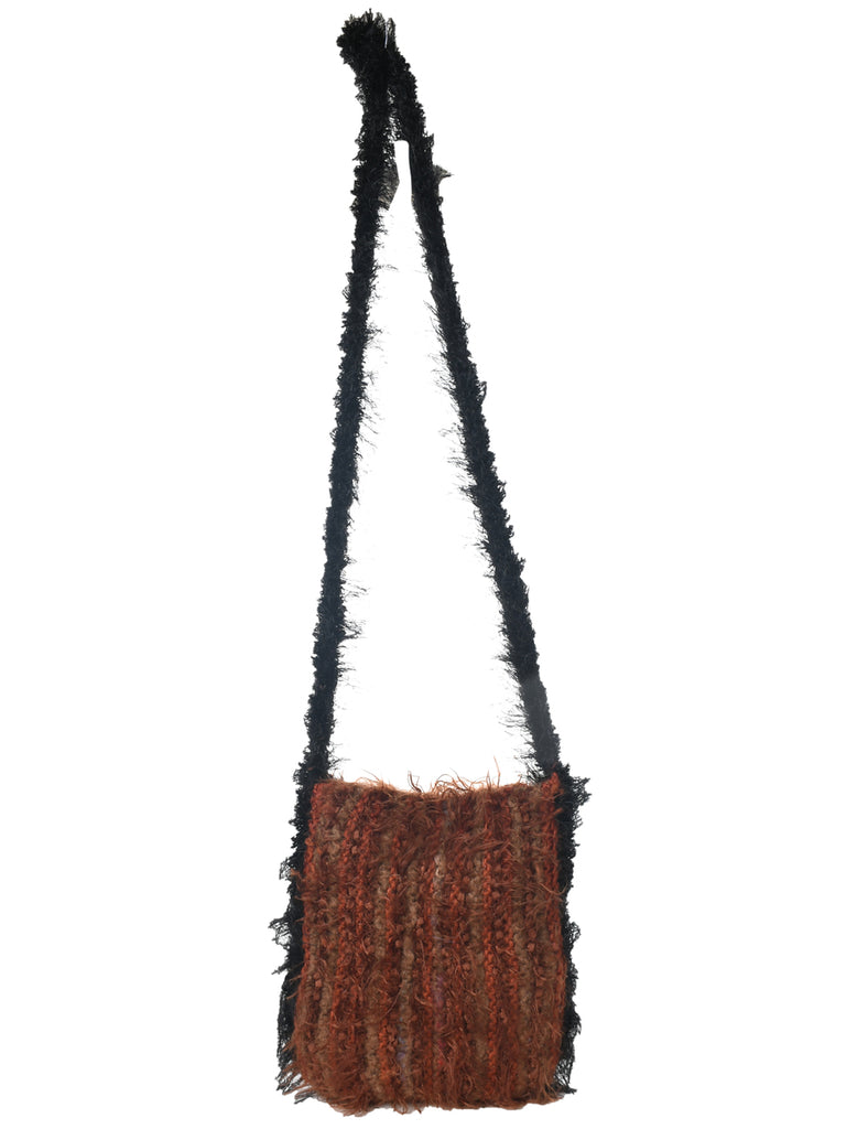 Faux Fur Cross Body Bag - S