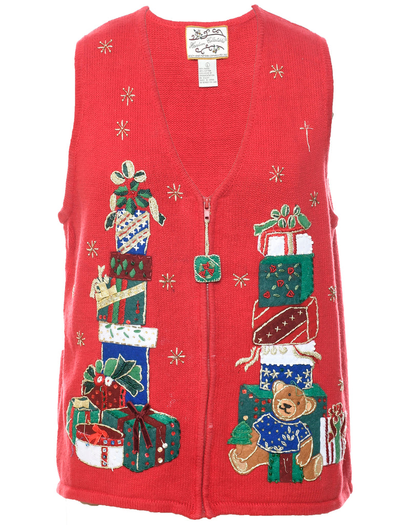 Festive Gifts Christmas Vest - L