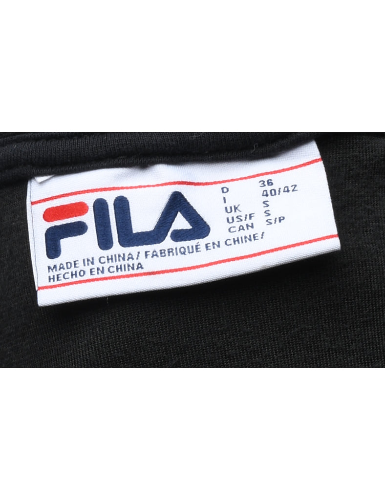 Fila Hooded Y2K Velour Sweatshirt - S