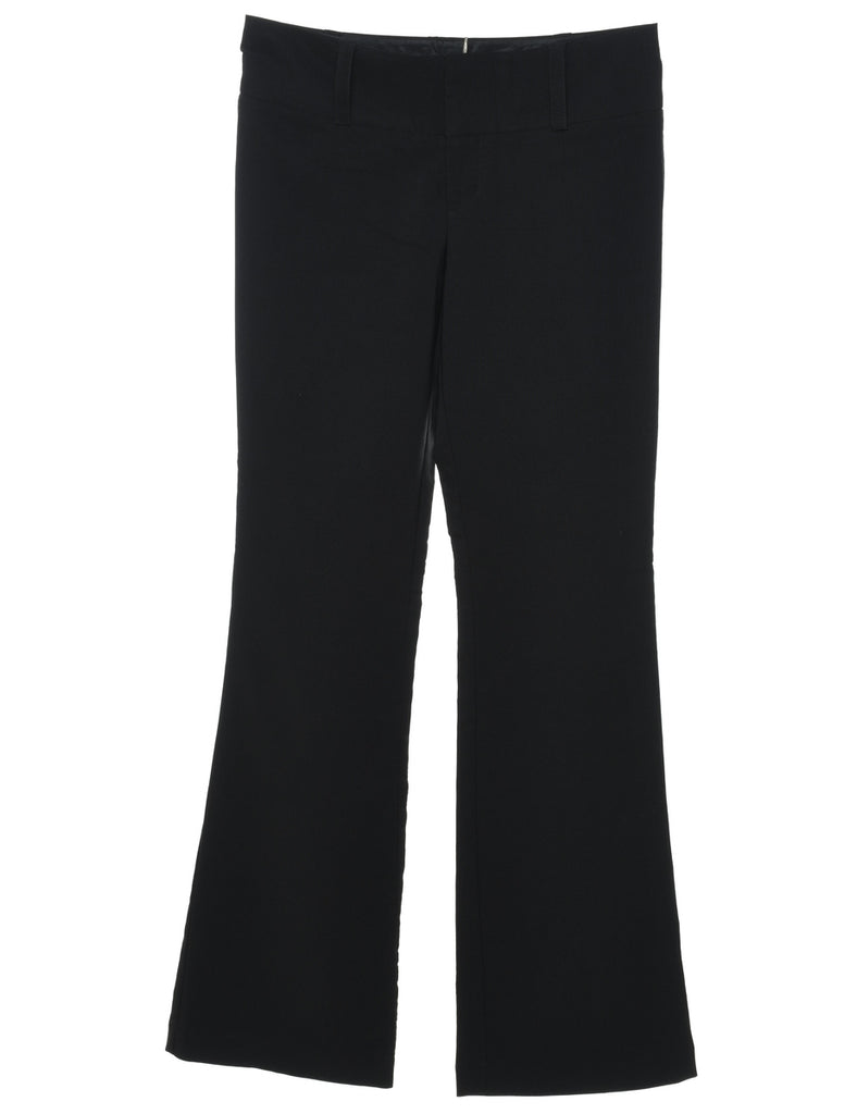 Flared Leg Black Trousers - W31 L32