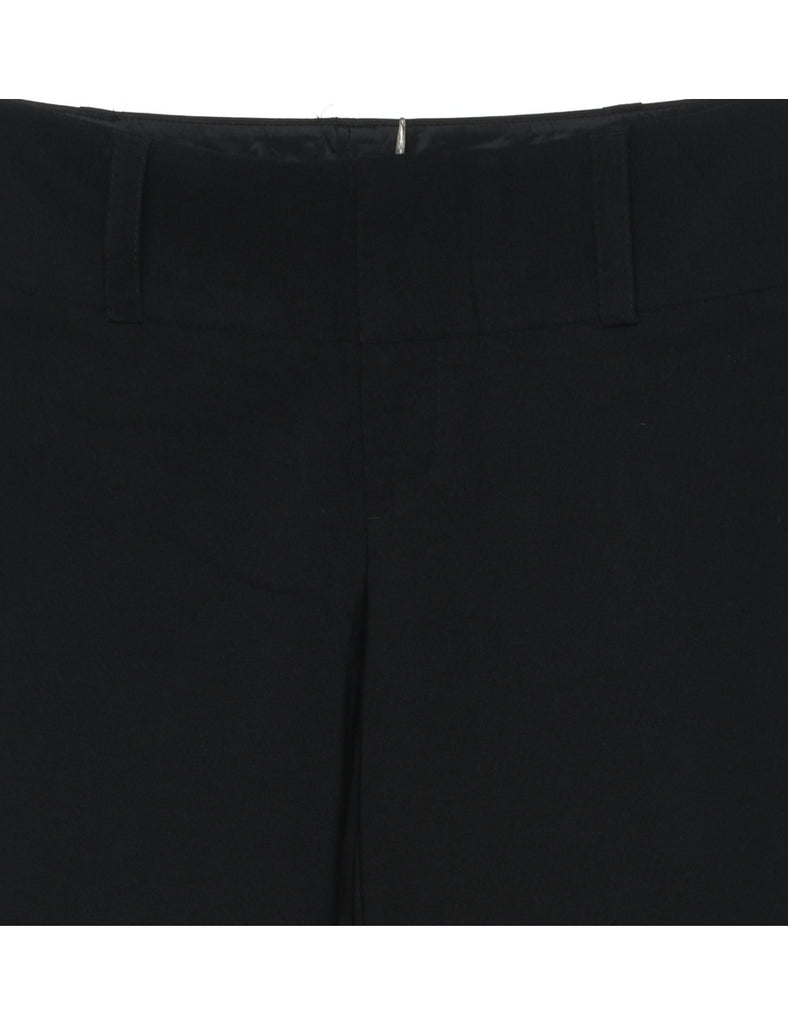 Flared Leg Black Trousers - W31 L32