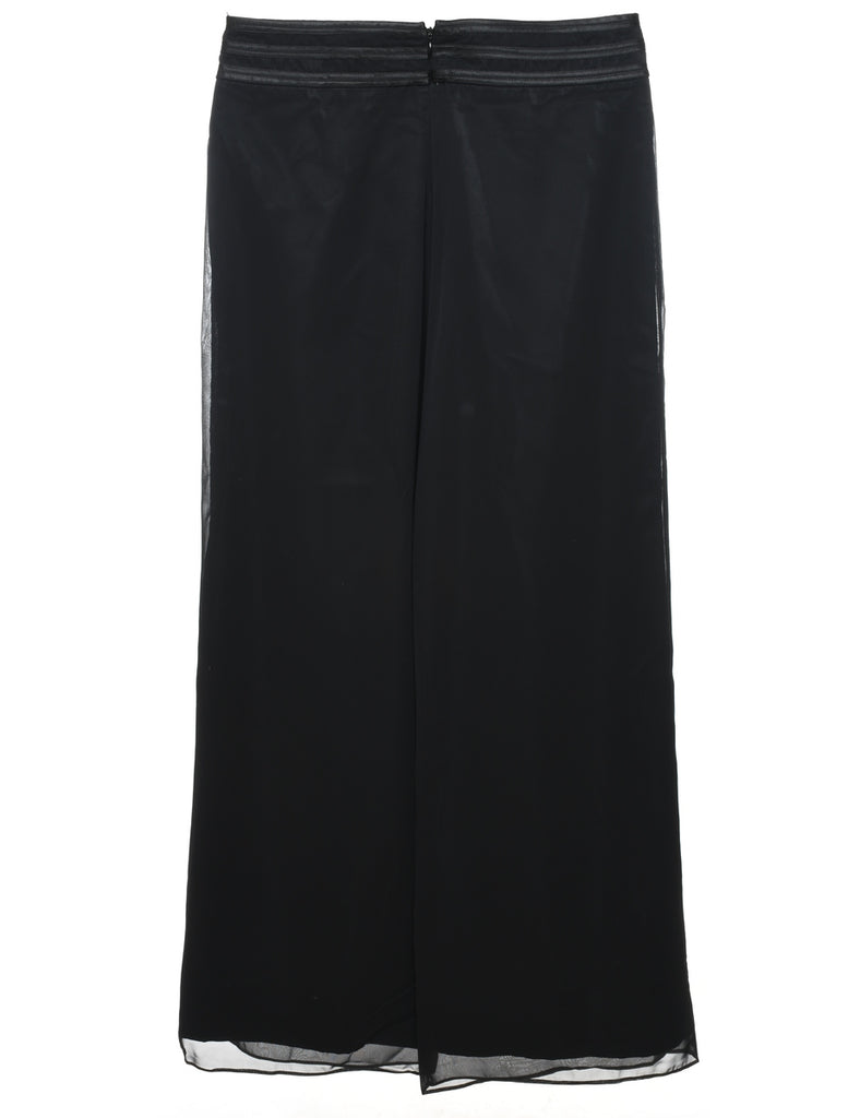 Flared Leg Palazzo Trousers - W34 L32