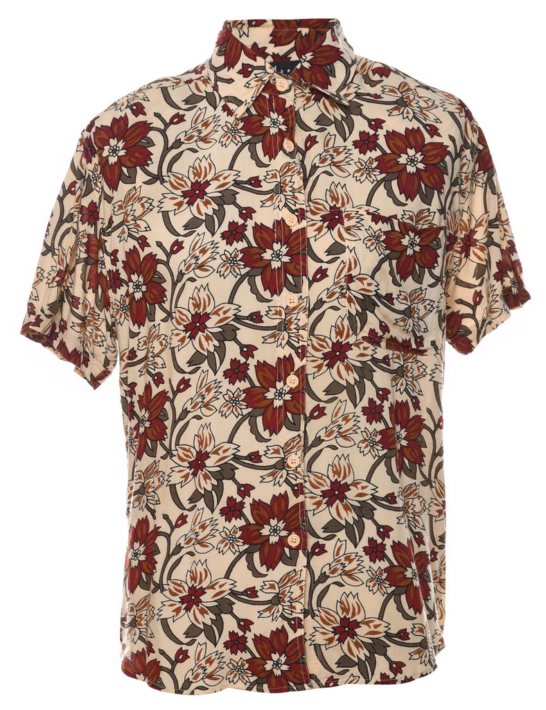 Floral Blouse - L