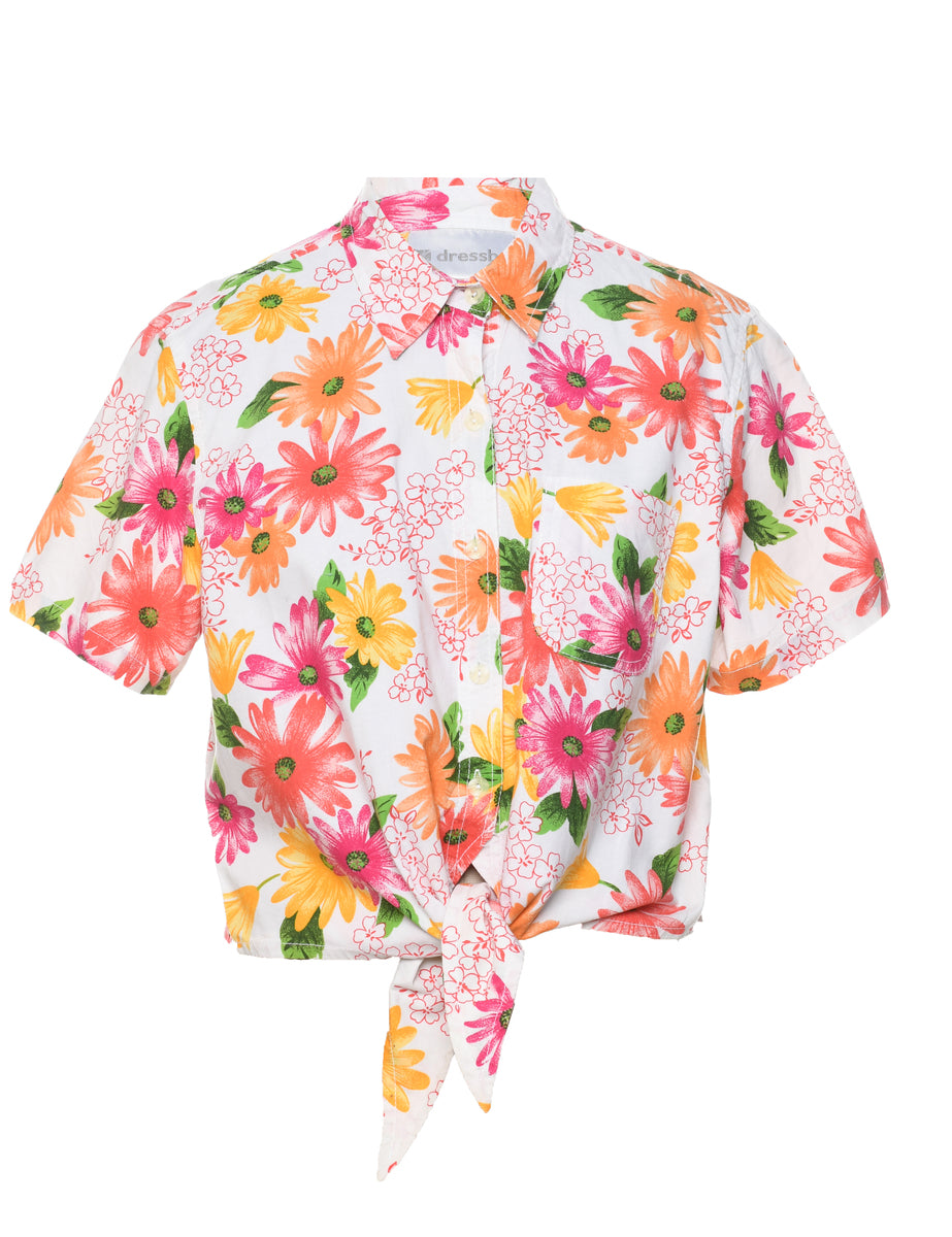 Tommy Hilfiger, Pants & Jumpsuits, New Tommy Hilfiger Womens Capri Pants  Size 2 Pink Hawaiian Floral Straight