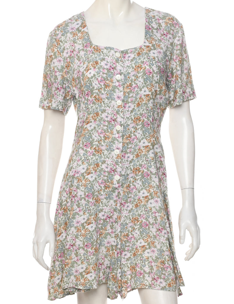 Floral Pattern Playsuit - L