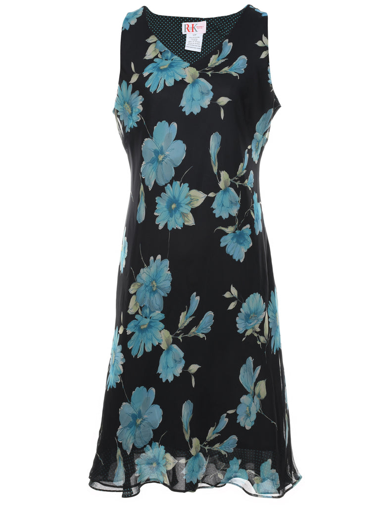 Floral Print Dress - M