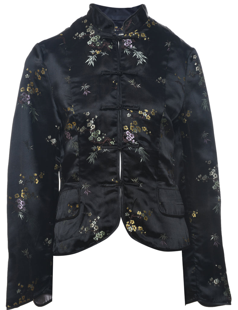 Floral Print Evening Jacket - M