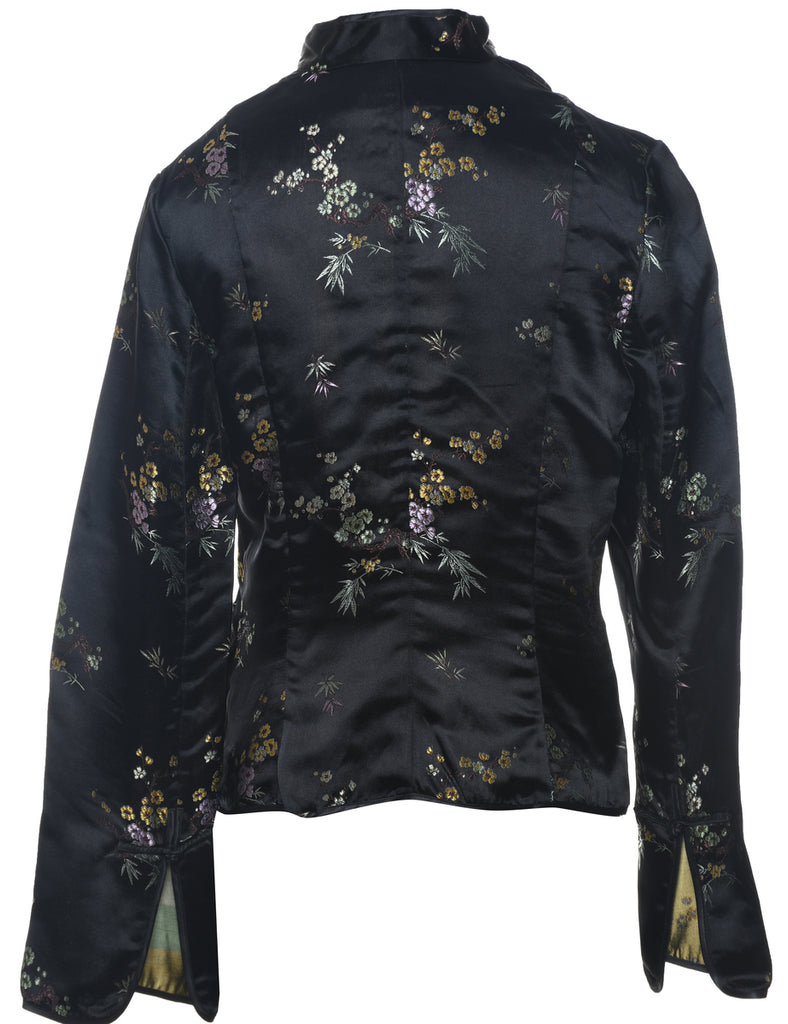 Floral Print Evening Jacket - M